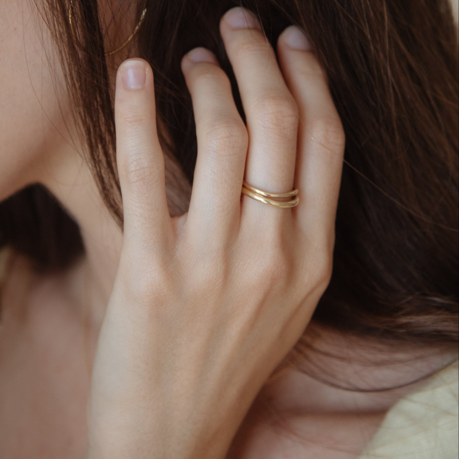 Anillo de oro 18k hecho a mano en Barcelona – Oretta