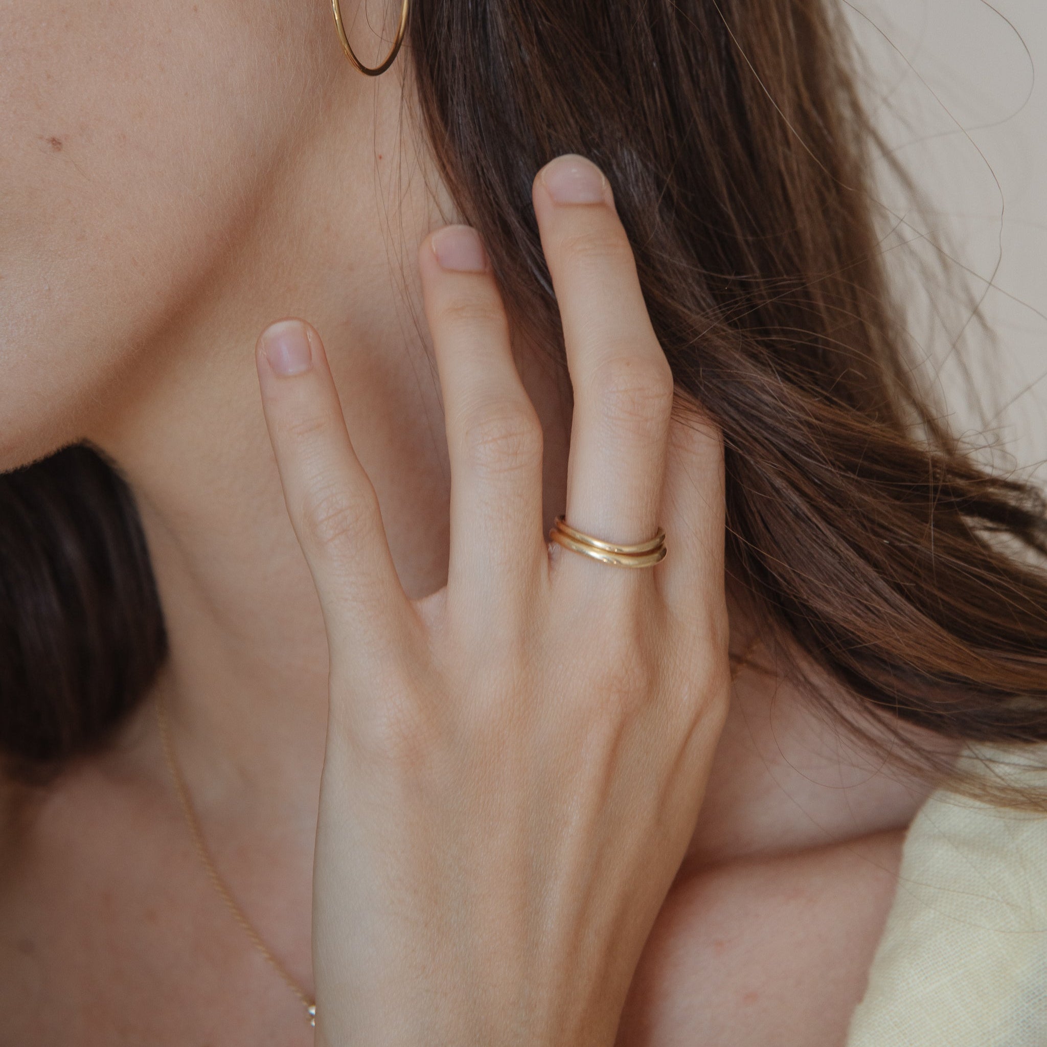 Anillo de oro 18k hecho a mano en Barcelona – Oretta