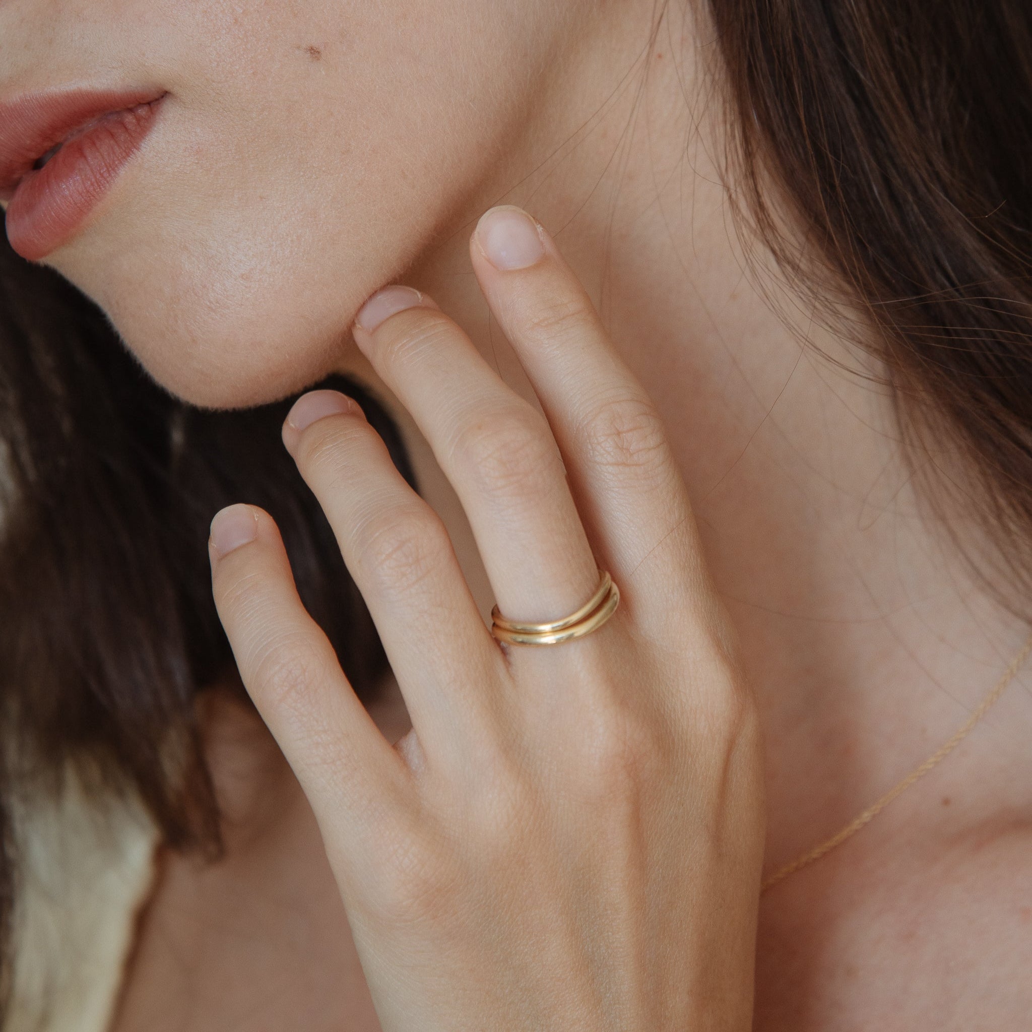 Anillo de oro 18k hecho a mano en Barcelona – Oretta