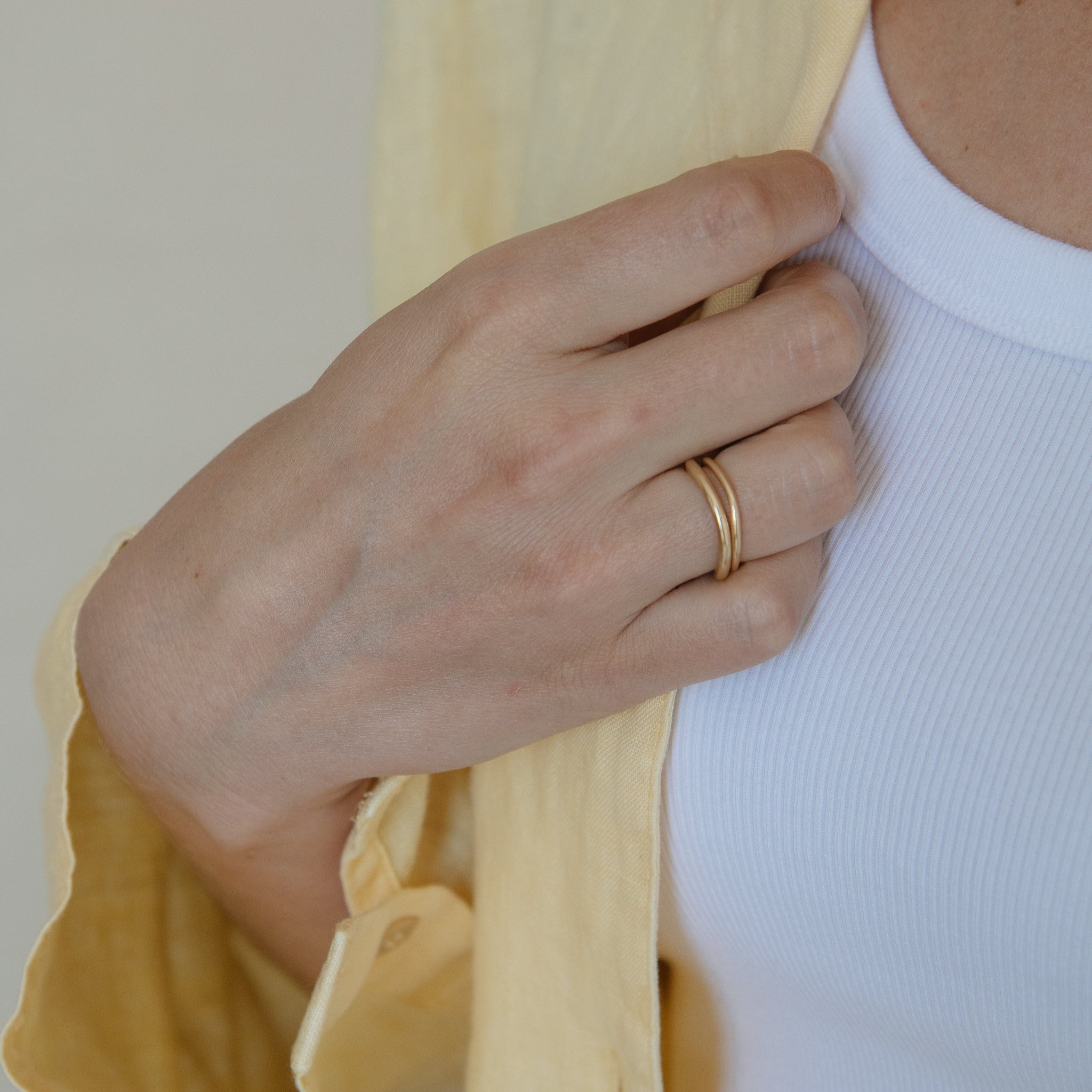 Anillo de oro 18k hecho a mano en Barcelona – Oretta