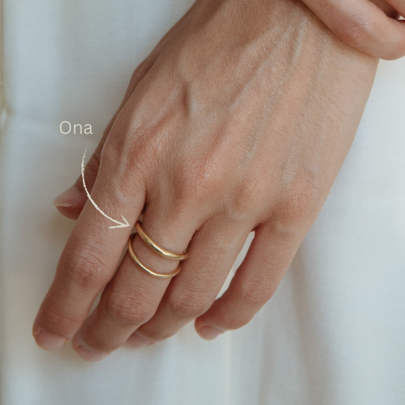 Anillo de oro 18k hecho a mano en Barcelona – Oretta